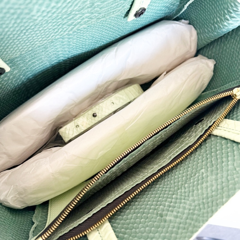 NWT Ampersand As Apostrophe Mint Python Textured … - image 7